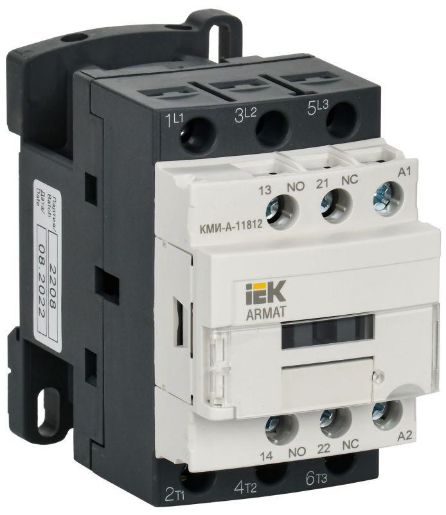 Изображение Контактор КМИ-А-11812 LC1D 18А кат. 230В AC 1НО+1НЗ AC-3 IEK AR-ACC-11-018-230-11