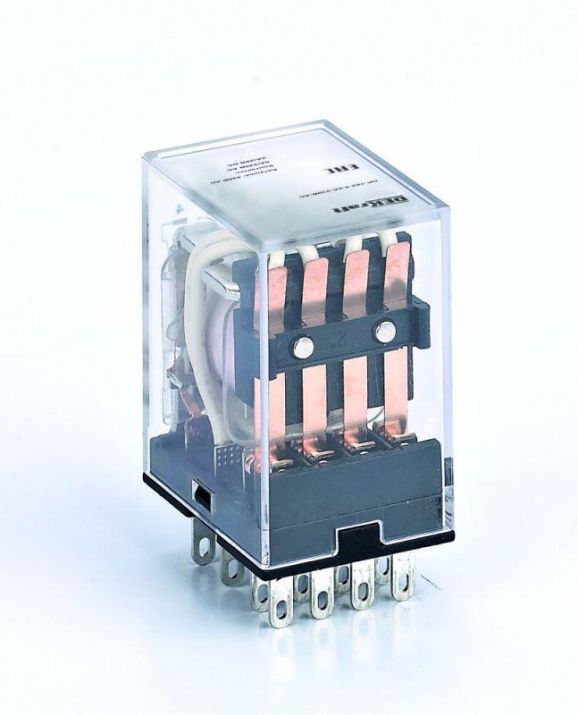 Изображение Реле промежуточное ПР-102 5А 24В DC 4 конт. с LED-индикацией DEKraft 23887DEK