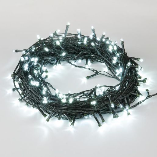 Изображение Гирлянда LED ULD-S2000-200/DGA WHITE IP20 20м 200 диодов бел. свет провод зел. Uniel UL-00007309