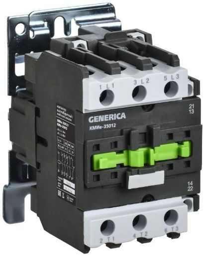 Изображение Контактор КМИе-35012 50А 230В/АС3 1НО 1НЗ GENERICA KKME31-050-230-11