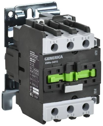 Изображение Контактор КМИе-34012 40А 110В/АС3 1НО 1НЗ GENERICA KKME31-040-110-11
