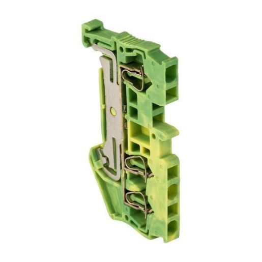 Изображение Колодка клеммная ST-2.5 3 вывода земля пружинная EKF plc-jxb-st-2.5-3-pen