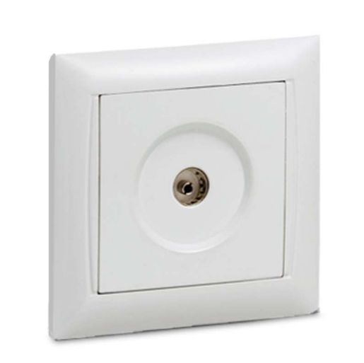 Изображение Розетка телевизионная TV СП Valenzo 6027 16А IP20 бел. ASD / IN HOME 4690612006413