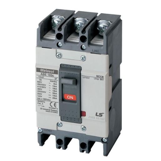 Изображение Выключатель автоматический 3п 60А 22/18кА ABN103c 380/415В LS Electric 131008200