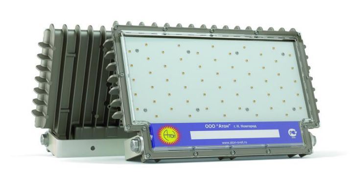 Изображение Прожектор АТ-ДОК-14/80-220VAC-IP67-EX "Star" 80Вт 10800лм 5000К 45град. IP67 Атон АТДОД1480220VACIP67EX
