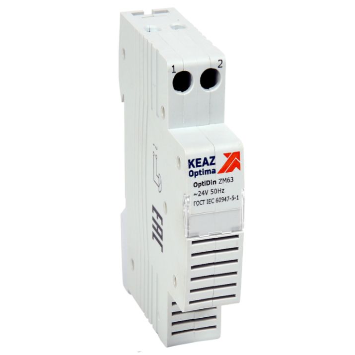 Изображение Звонок электрич. мод. OptiDin ZM63 24AC УХЛ3 КЭАЗ 138629