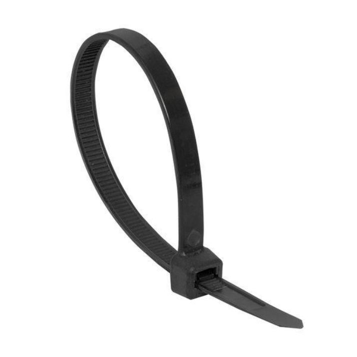 Изображение Хомут кабельный 4.8х350 нейл. черн. (уп.100шт) EKF plc-cb-4.8x350