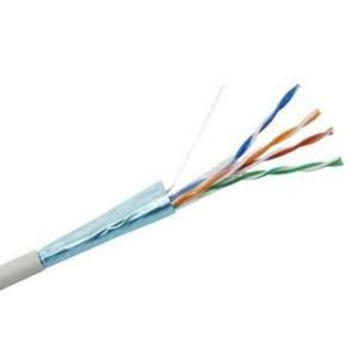 Изображение Кабель витая пара F/UTP кат.5E 4х2х24AWG solid CCA PVC сер. (м) Net.on 01-1001