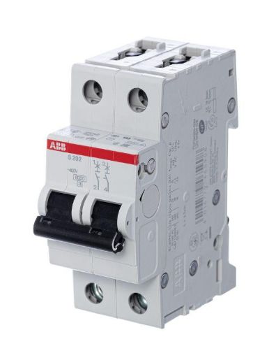 Изображение Выключатель автоматический модульный 2п C 40А 6кА S202 C40 ABB 2CDS252001R0404