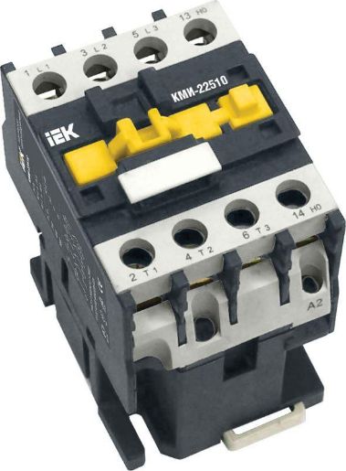Изображение Контактор КМИ-22510 25А 110В/АС3 1НО IEK KKM21-025-110-10
