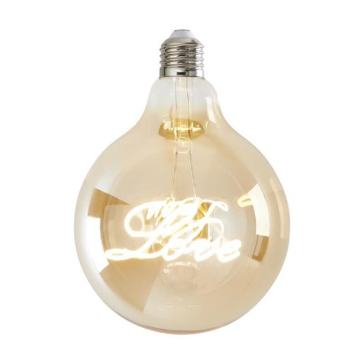 Изображение Лампа светодиодная Loft Led G125 4Вт 2500К E27 Voltega 8550
