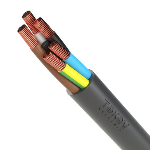Изображение Кабель TOKOV ELECTRIC КГтп-ХЛ 5х4 (N PE) 380/660-3 (м) 00-00027202