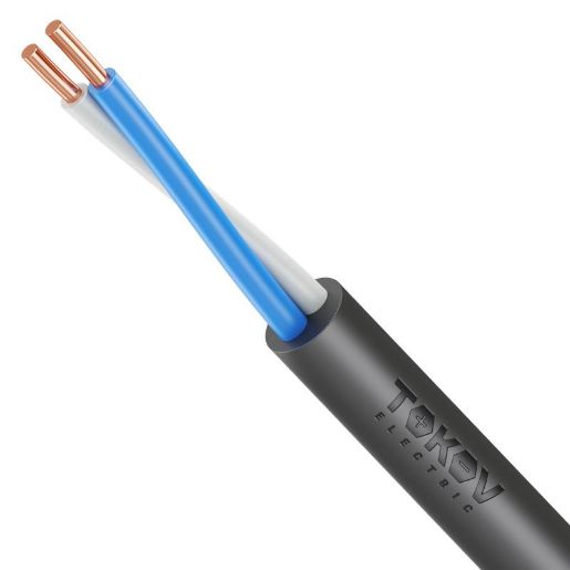 Изображение Кабель TOKOV ELECTRIC ВВГнг(А)-LS 2х2.5 ОК (N) 0.66кВ (м) УТ000028396