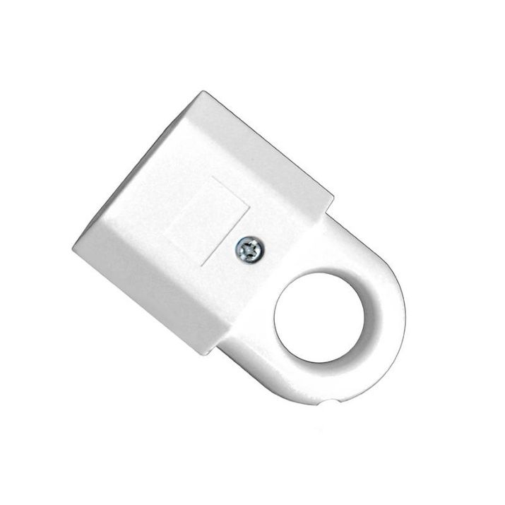 Изображение Розетка переносная 6А 250В плоская с ушком без заземл. бел. UNIVersal А104