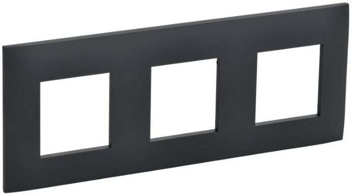 Изображение Рамка 3-м SKANDY SK-F03G графит IEK SK-M32-K53
