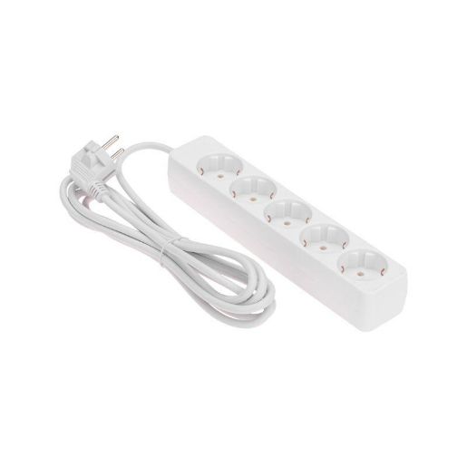 Изображение Удлинитель 5 гнезд 3м 3х0.75кв.мм с/з бел. PROCONNECT 13-4212