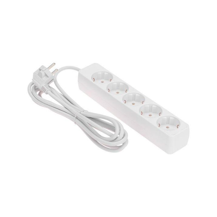 Изображение Удлинитель 5 гнезд 3м 3х0.75кв.мм с/з бел. PROCONNECT 13-4212