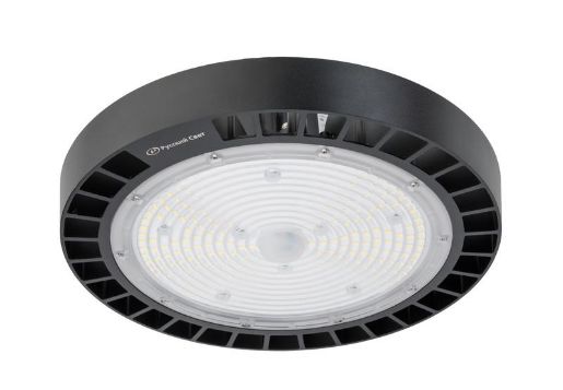 Изображение Светильник светодиодный ДСП IB 10 S 150W W 850 BK D298xH112мм 150Вт 5000К IP65 подвес черн. High Bay Русский Свет 16091023049