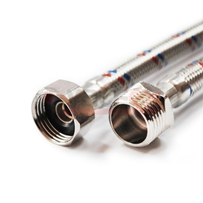 Изображение Подводка гибкая для воды 1/2дюйм В-Н 80см (100) VALFEX S/S 80сm В-Н