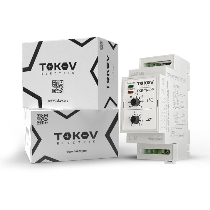 Изображение Термостат механический для обогрева труб на DIN-рейку Tokov Electric TKE-TR-PP
