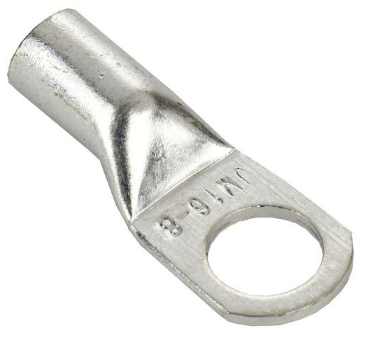 Изображение Наконечник медный луженый JGA-16-8 (ТМЛ) (уп.5шт) IEK UNP10-31-O-016-008-05