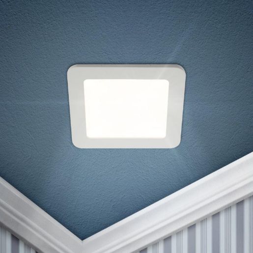 Изображение Светильник светодиодный LED 2-16-6K 16Вт 6500К встраив. квадратный ЭРА Б0058405
