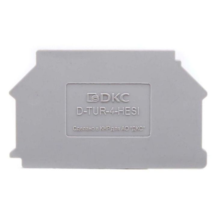 Изображение Изолятор торцевой для клеммы TUR-4-HESI DKC D-TUR-4-HESI