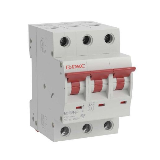 Изображение Выключатель автоматический модульный 3п C 25А 6кА MD63N YON MD63N-3PC25