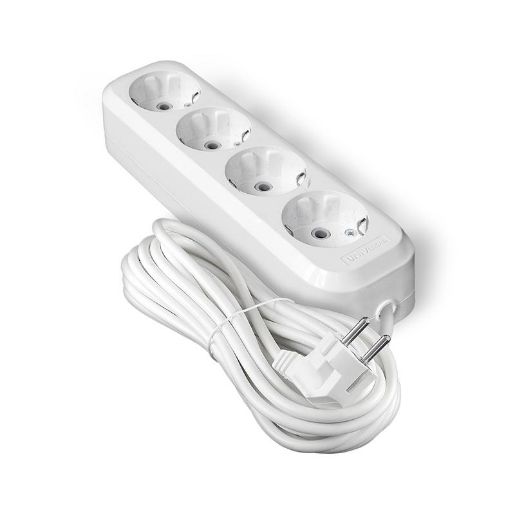 Изображение Удлинитель 4х5м с заземл. IP20 Е-304А ПВС 3х1.5 Universal 1731