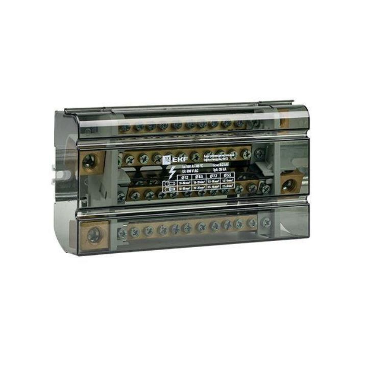 Изображение Блок распределительный (кросс-модуль) 160A (4x12) PROxima EKF db-160-4x12