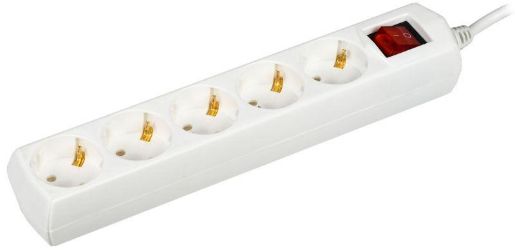 Изображение Удлинитель 5х7м с заземл. 10А IP20 У05В 2P+PE 250В 3х1 GENERICA WYP10-10-05-07-ZK-G