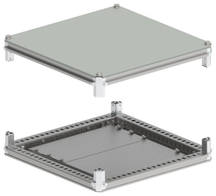 Изображение Крыша и основание 600х600 IP54 FORMAT IEK YKM40D-FO-KO-060-060-54