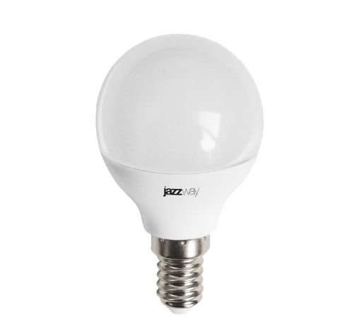 Изображение Лампа светодиодная PLED-LX 8Вт G45 шар 5000К холод. бел. E14 Pro JazzWay 5028623