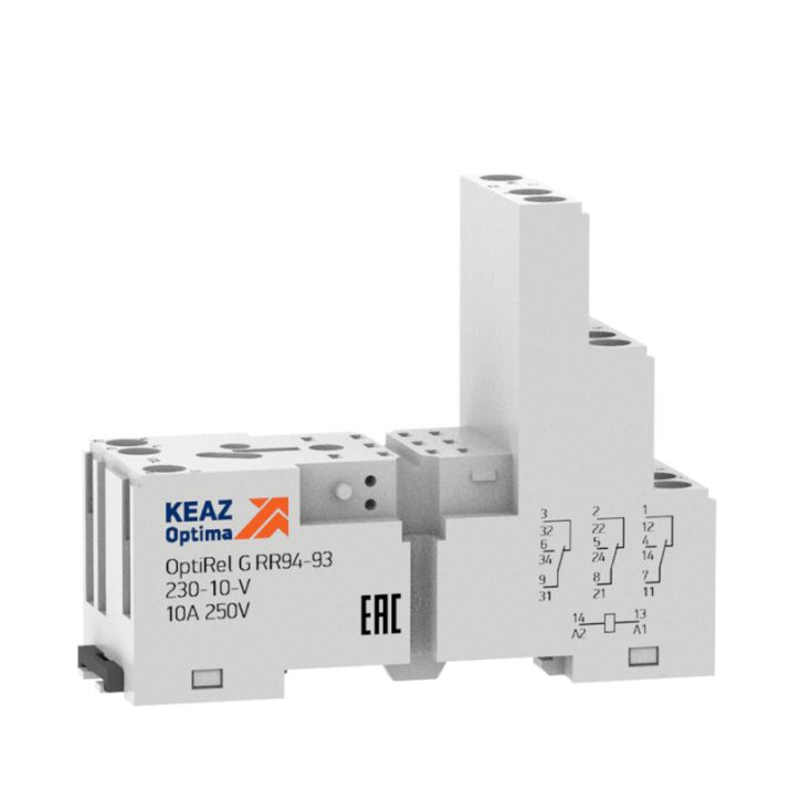 Изображение Розетка для реле OptiRel G RR94-94-230-7-V КЭАЗ 281166