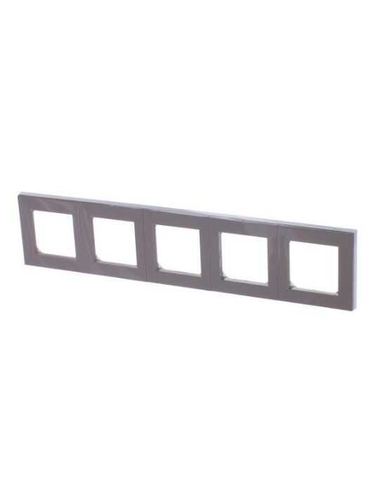 Изображение Рамка Levit 5п кофе макиато/бел. ABB 2CHH015050A6018