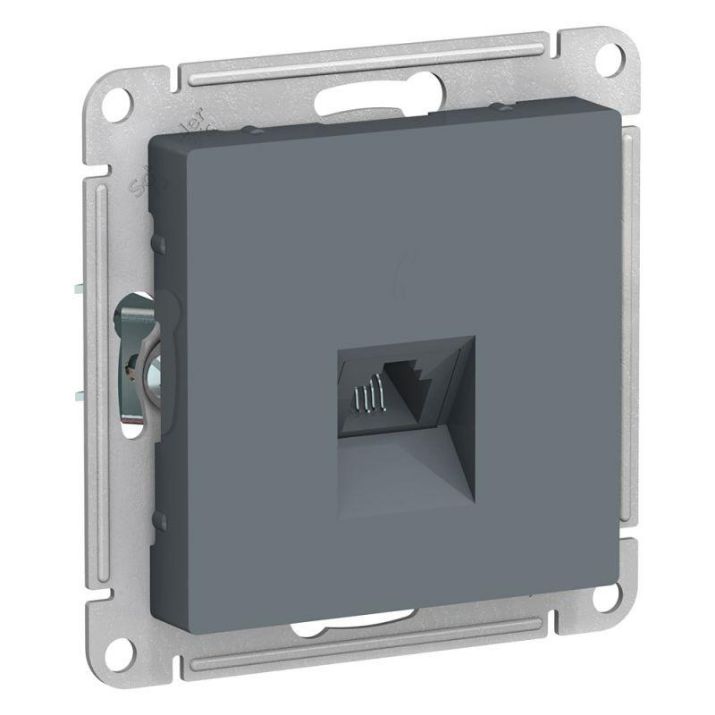 Изображение Розетка телефонная 1-м СП AtlasDesign RJ11 механизм грифель SE ATN000781