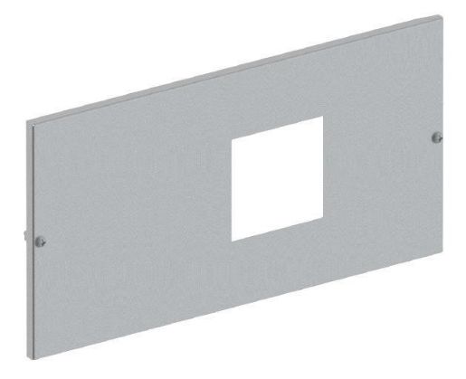Изображение Панель с вырезом для T4 A3 T5 горизонт. установки (аппарат смещен) 250х600 ABB 9CNB00000000883