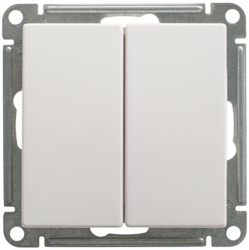 Изображение Переключатель проходной 2-кл. СП W59 10А IP20 10AX механизм бел. SE VS610-256-1-86