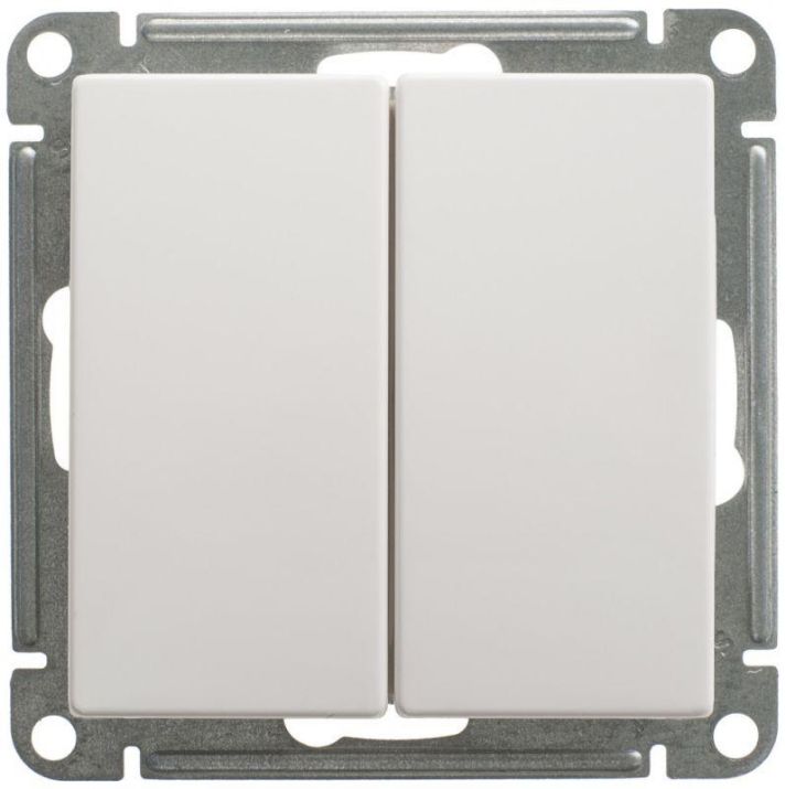 Изображение Переключатель проходной 2-кл. СП W59 10А IP20 10AX механизм бел. SE VS610-256-1-86