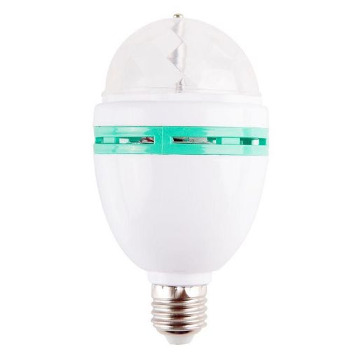 Изображение Лампа светодиодная "Диско" 6Вт 3LED RGB E27 230В IP20 80х80х195мм Neon-Night 601-253