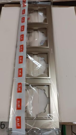 Изображение Рамка 4-м Zena титаниум ABB 500-011400-228
