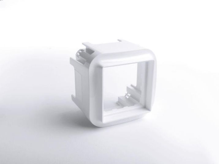 Изображение Блок установки 1-м СП пустой для механизмов серии Mosaic 45х45 бел. Leg 782225