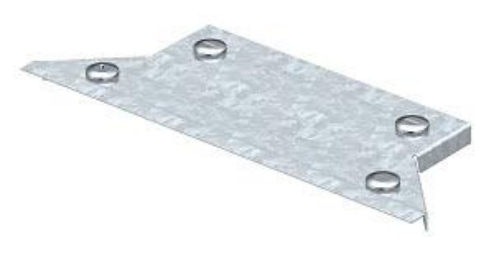 Изображение Крышка на ответвитель T-образ. горизонт. осн. 300 DFAA 300 DD OBO 7131348