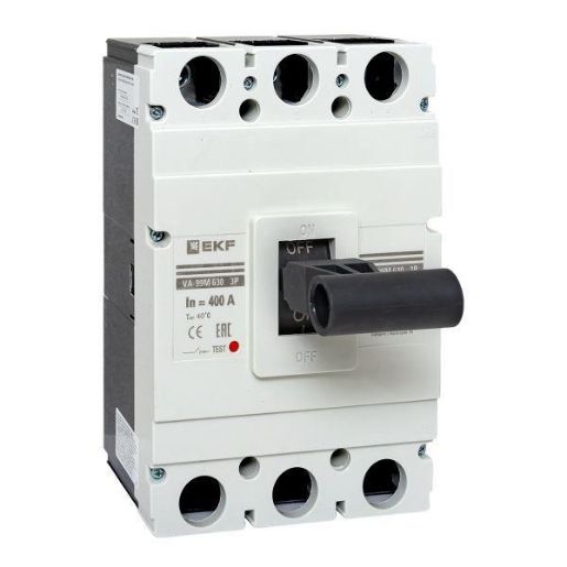 Изображение Выключатель автоматический 3п 630/400А 50кА ВА-99М PROxima EKF mccb99-630-400m