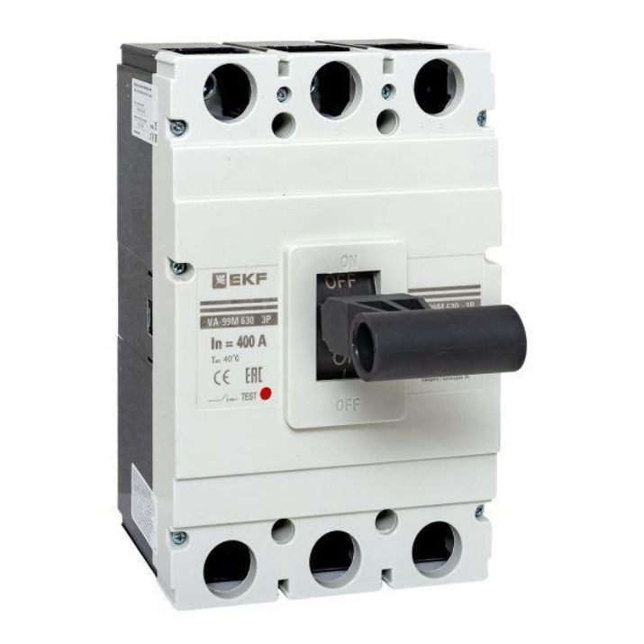 Изображение Выключатель автоматический 3п 630/400А 50кА ВА-99М PROxima EKF mccb99-630-400m