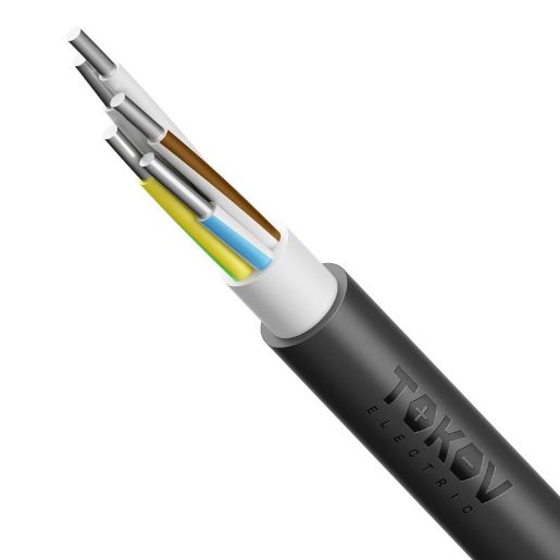 Изображение Кабель TOKOV ELECTRIC АВВГнг(А)-LS 5х35 ОК (N PE) 0.66кВ (м) УТ000030801