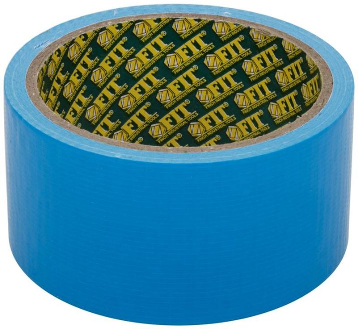 Изображение Лента клейкая универсальная армированная "Ductape" 48ммх10м син. FIT 11780