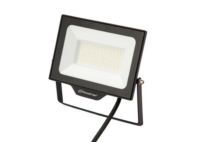 Изображение Прожектор светодиодный СДО FL 10 C 50W VW 840 BK CL 192х148х28мм 50Вт 4000К IP65 уличный черн. Русский Свет 15081023278