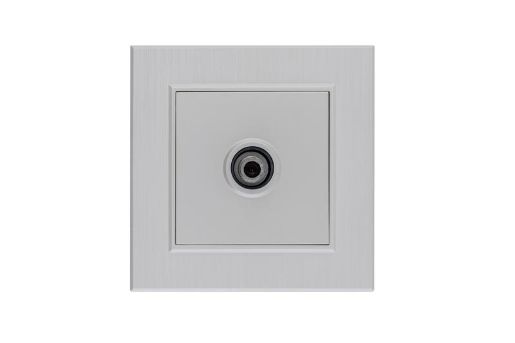 Изображение Розетка TV проходная Karea LINE STAR жемчуж. Makel 86100007