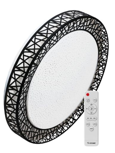 Изображение Светильник светодиодный PREMIUM Loft-B 55Вт 230В 3000-6500К 4400лм IP40 390х105мм настенно-потолочный управляемый с пультом ДУ КОСМОС KSLofB55W